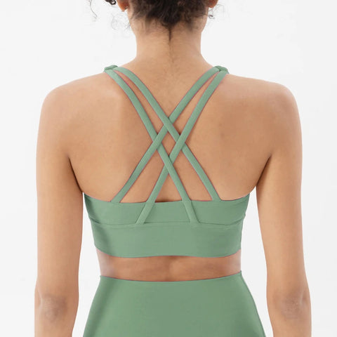SOISOU Dames Cropped Bralette - Ademende sportbeha in 25 kleuren