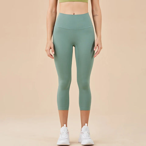 SOISOU Dames Yoga Capri Broek met Hoge Taille - 13 Levendige Kleuren