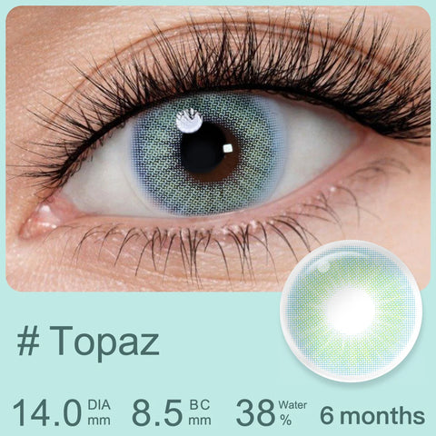 Mgaister Queen Prescription Color Contact Lenses - 1 Pair