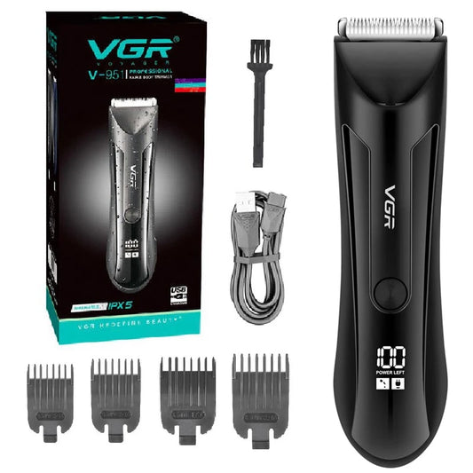 Original VGR Wet/Dry Electric Groin Body Hair Trimmer