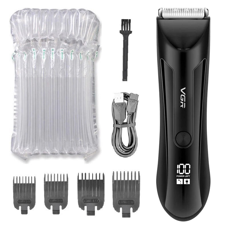 Original VGR Wet/Dry Electric Groin Body Hair Trimmer