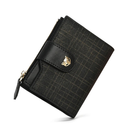 FOXER 2025 Cowhide Leather Women's Mini Clutch Wallet