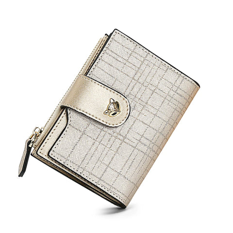 FOXER 2025 Cowhide Leather Women's Mini Clutch Wallet