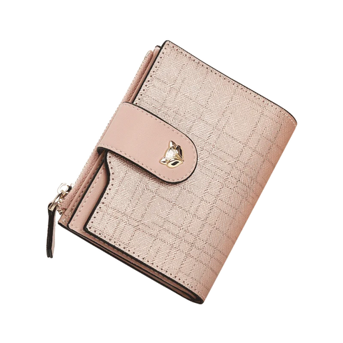 FOXER 2025 Cowhide Leather Women's Mini Clutch Wallet
