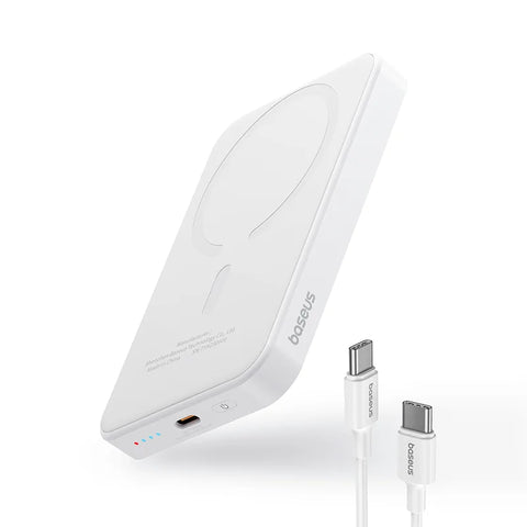 Baseus Core 5000mAh Magnetic Power Bank – Mini Wireless & 20W Wired Fast-Charge