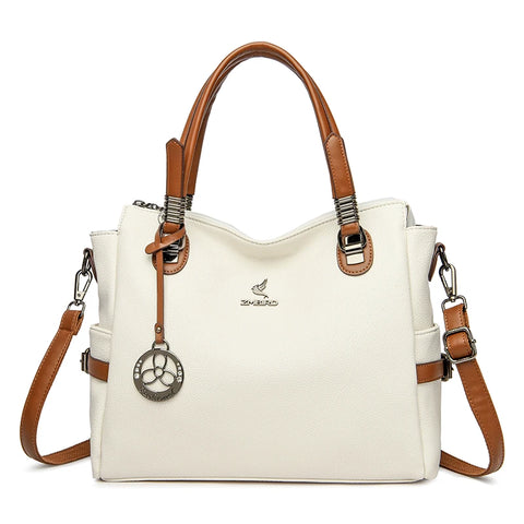 Luxury Soft Leather Shoulder Bag for Women