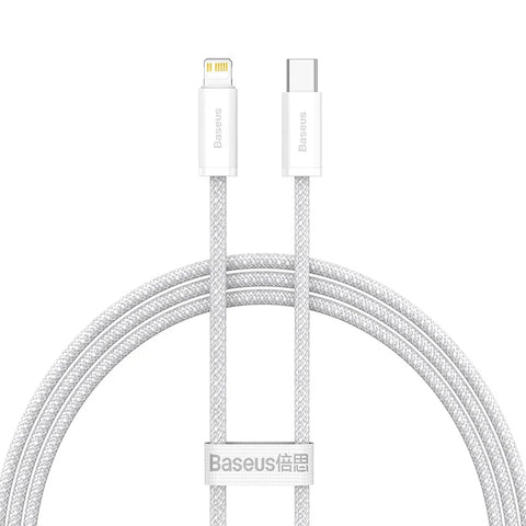 Baseus USB-C Fast Charging Cable for iPhone 14/13/12/11 Pro Max, iPad & MacBook - 20W Power Delivery