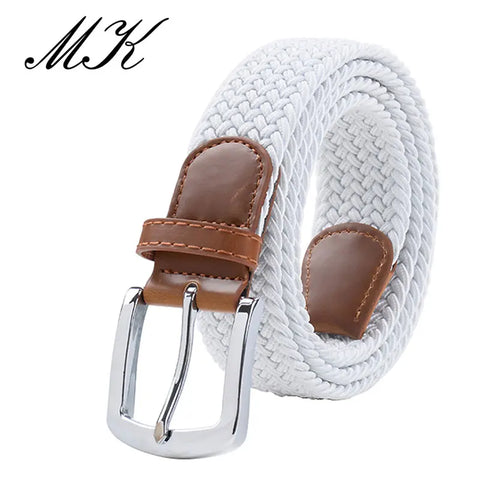 MaiKun Elastic Tactical Belt – Metal Pin Buckle Military Style for Men