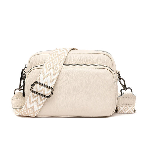 Luxury Soft Cowhide Leather Ladies Messenger Bag