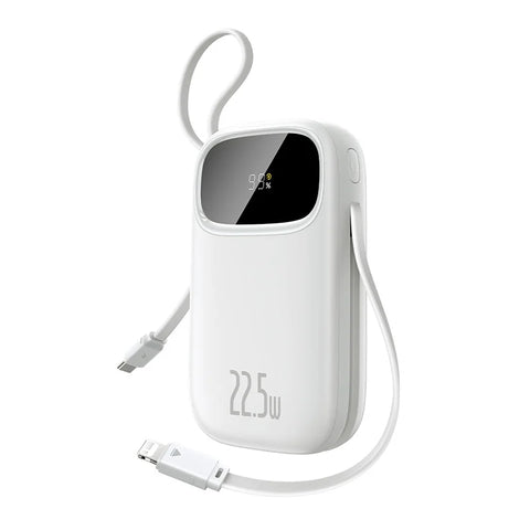 Baseus Power+ 22.5W Power Bank – 10000mAh/20000mAh with Retractable Cables