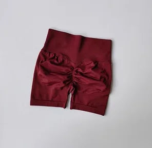 Peach Hip-Lift High-Waist Sports Shorts – Slimming Quick-Dry Running Tight Pants for Women