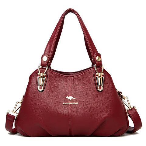 Luxury Retro Leather Crossbody Handbag for Women 2023