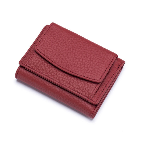 Zency Genuine Leather Wallet Case for Women - Stylish Mini Coin Purse & Card Holder