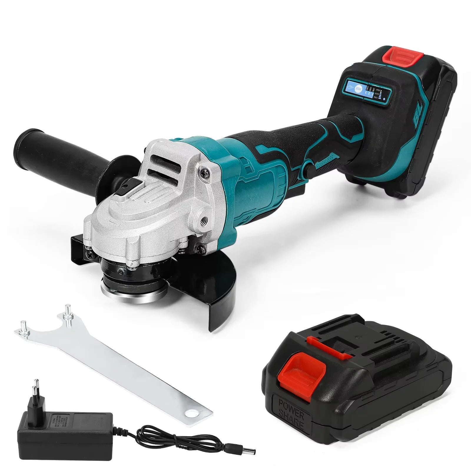 125mm bürstenloser elektrischer Winkels chl eifer 3 Geschwindigkeiten Akku-Schleif maschine Holz bearbeitungs werkzeug für Makita 18V Batterie