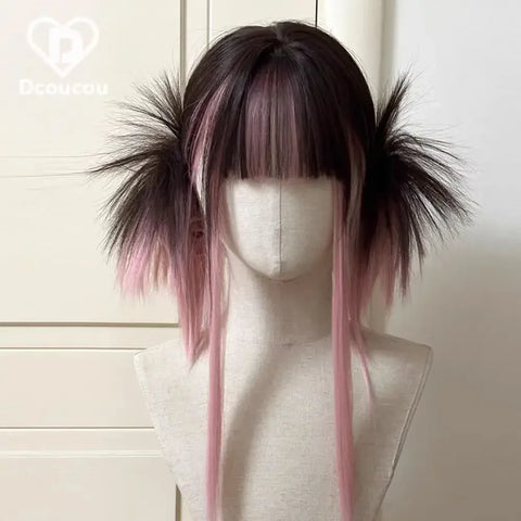 Ashley Wig for Women - Straight Lolita Cute Braided Y2K Cosplay