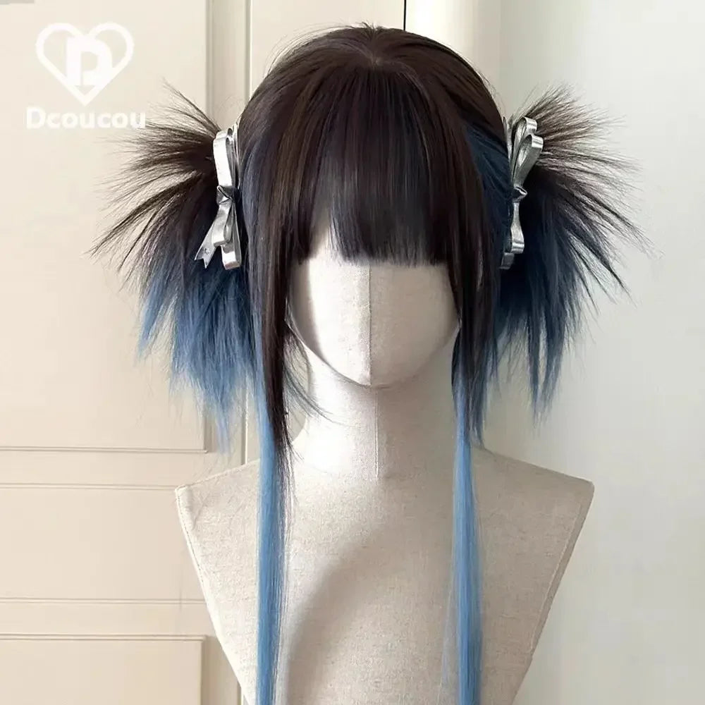 Ashley Wig for Women - Straight Lolita Cute Braided Y2K Cosplay