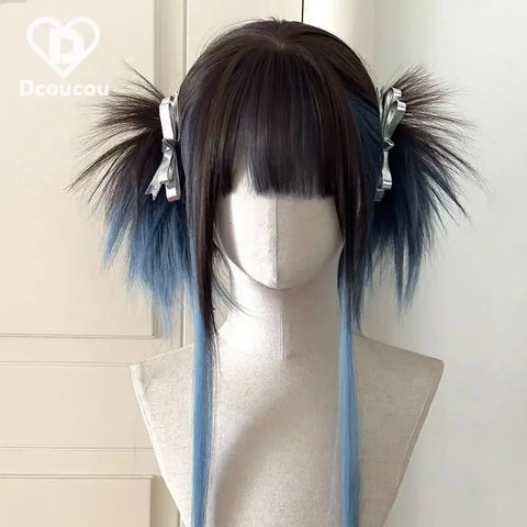 Ashley Wig for Women - Straight Lolita Cute Braided Y2K Cosplay