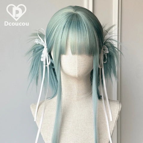 Ashley Wig for Women - Straight Lolita Cute Braided Y2K Cosplay