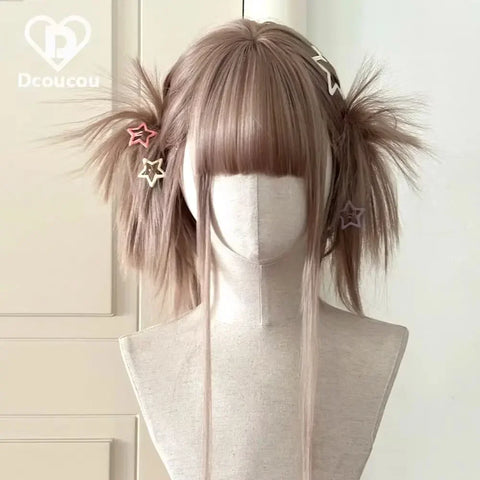 Ashley Wig for Women - Straight Lolita Cute Braided Y2K Cosplay