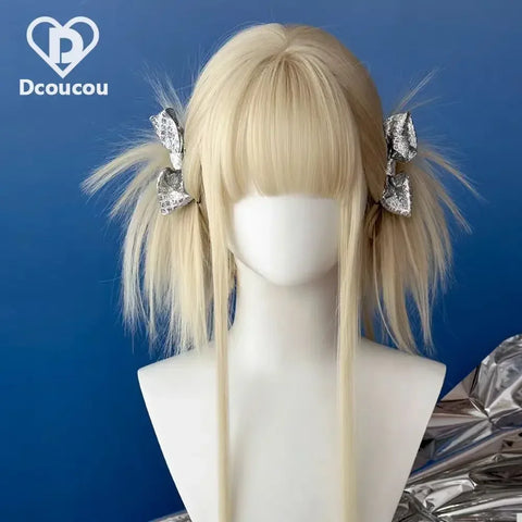 Ashley Wig for Women - Straight Lolita Cute Braided Y2K Cosplay
