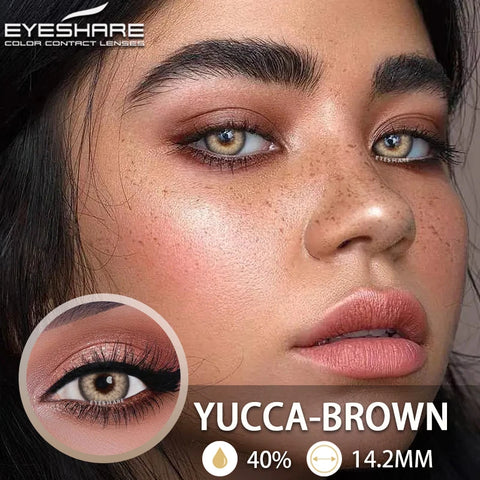 EYESHARE Natural Color Contact Lenses - Brown
