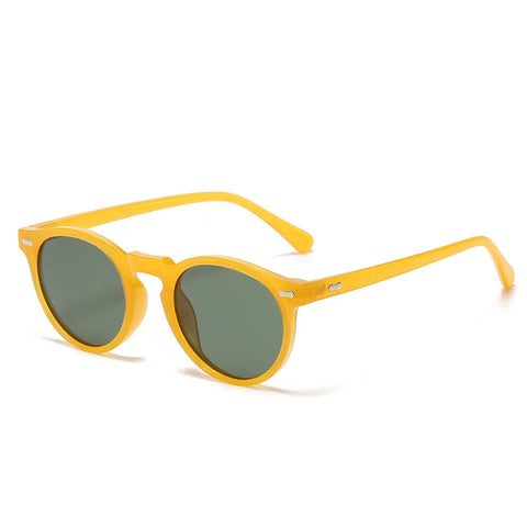 Retro kleine ronde gepolariseerde zonnebril - Vintage UV400 unisex rijzonnebril