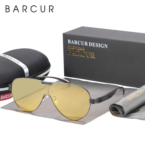 BARCUR gepolariseerde zonnebril – tijdloze UV400 unisex bril