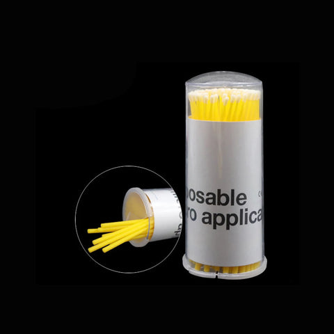 AILEISHI 100PCS Eyelash Extension Cleaning Swabs