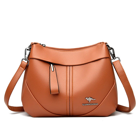 Luxury Soft Cowhide Leather Tote Bag for Women