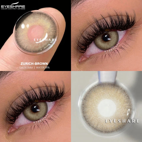 EYESHARE Color Contact Lenses – Natural Gray, Blue, Green, Brown Eyes
