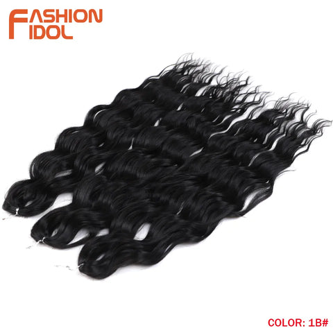 Anna 24 Inch Synthetic Hair Water Wave Braiding Hair Extensions