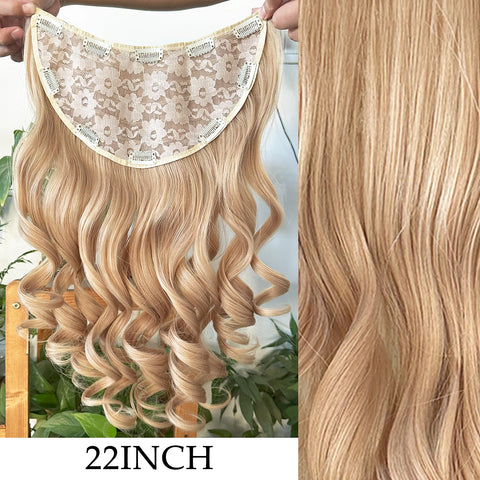 7Pcs/Set 16 Clips Hair Extension - Black Ombre Long Straight Hair