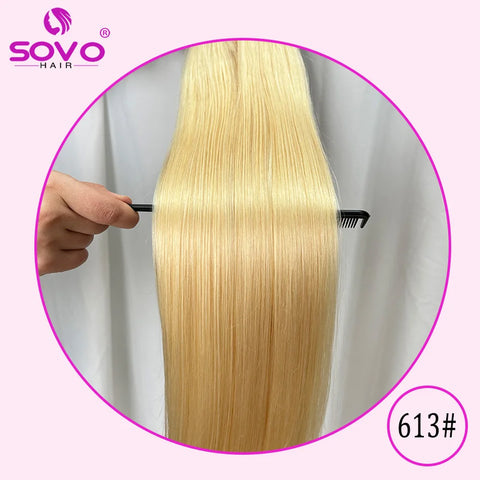 Clip In Hair Extensions 100% Human Hair - Jet Black