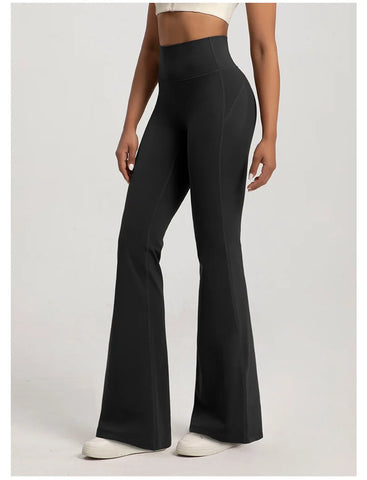 Naked High-Waist Bell-Bottom Pants – Taille-insnoerende heuplift yoga- en fitnesskleding voor vrouwen