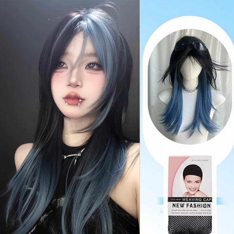 Pink Wavy Cosplay Wig for Women