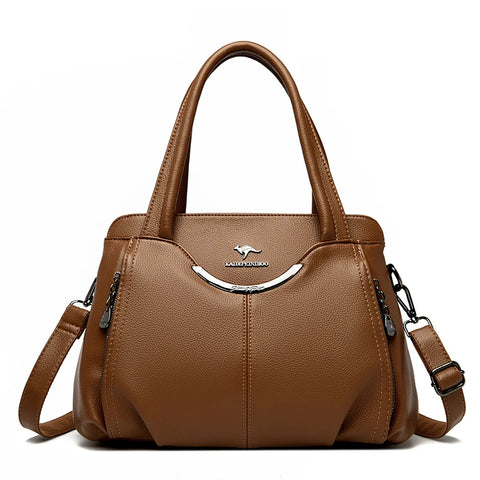 2024 Multi Pocket Women's Handbag - Luxury Soft Leather Tote