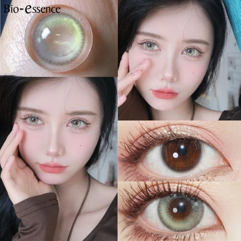 Bio-essence Korean Colored Contact Lenses - Pink & Cyan