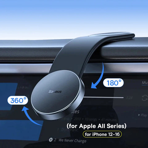 Baseus Magnetic Phone Holder for iPhone 13/14/15 – Easy Paste Dashboard Mount for Secure, Hands-Free Use