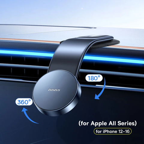 Baseus Magnetic Phone Holder for iPhone 13/14/15 – Easy Paste Dashboard Mount for Secure, Hands-Free Use