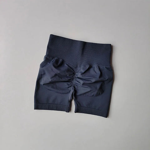 Peach Hip-Lift High-Waist Sports Shorts – Slimming Quick-Dry Running Tight Pants for Women