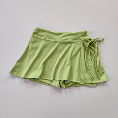 Sports Yoga Skirt for Women - Quick-Dry Badminton & Tennis Skirt with Pockets and Side Split