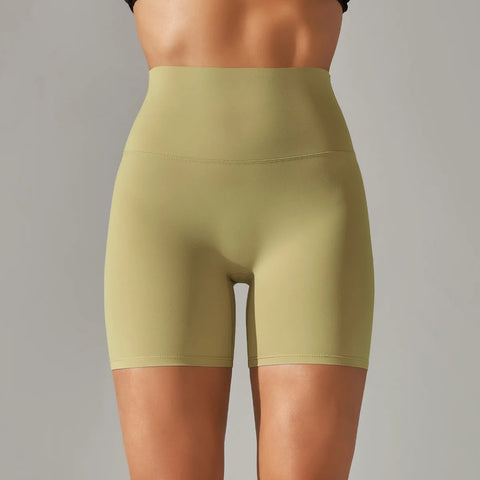Summer High-Waist Push-Up Yoga Shorts – Fitness, Gym & Bike Shorts for Women
